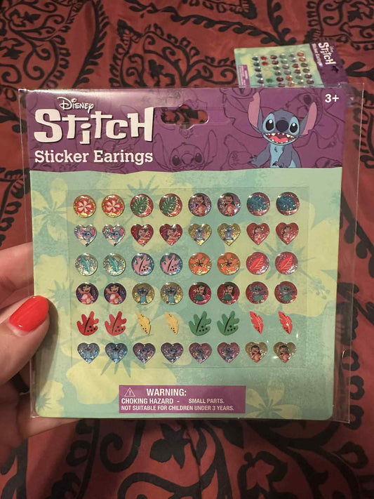 Sticker earrings